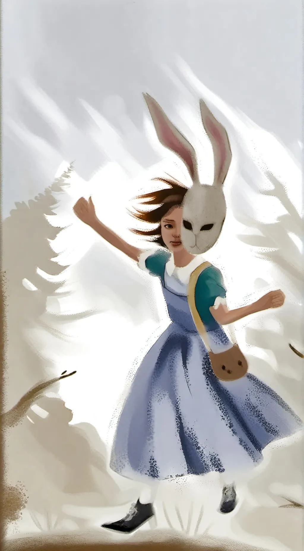 ai character: Harpy  hare mha background