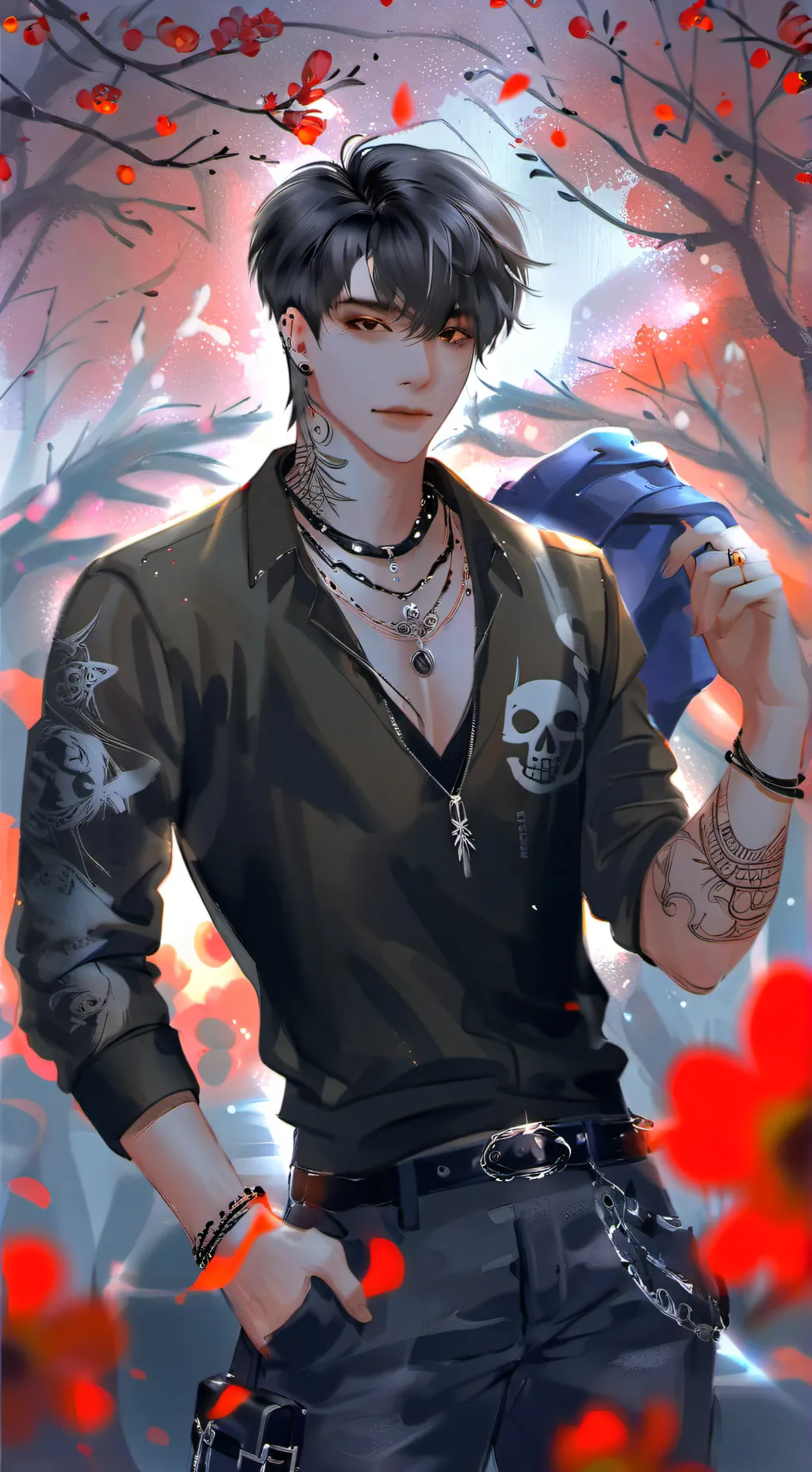 ai character: lucifer  background