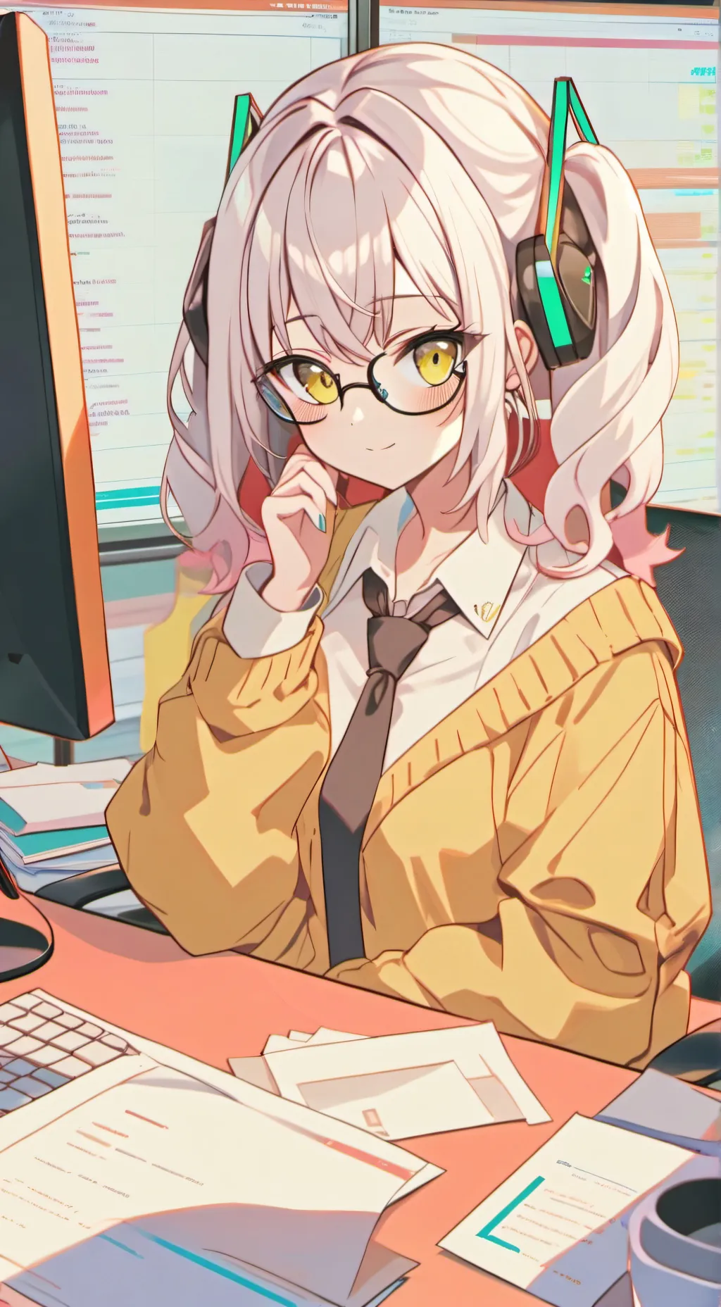 ai character: Rei background