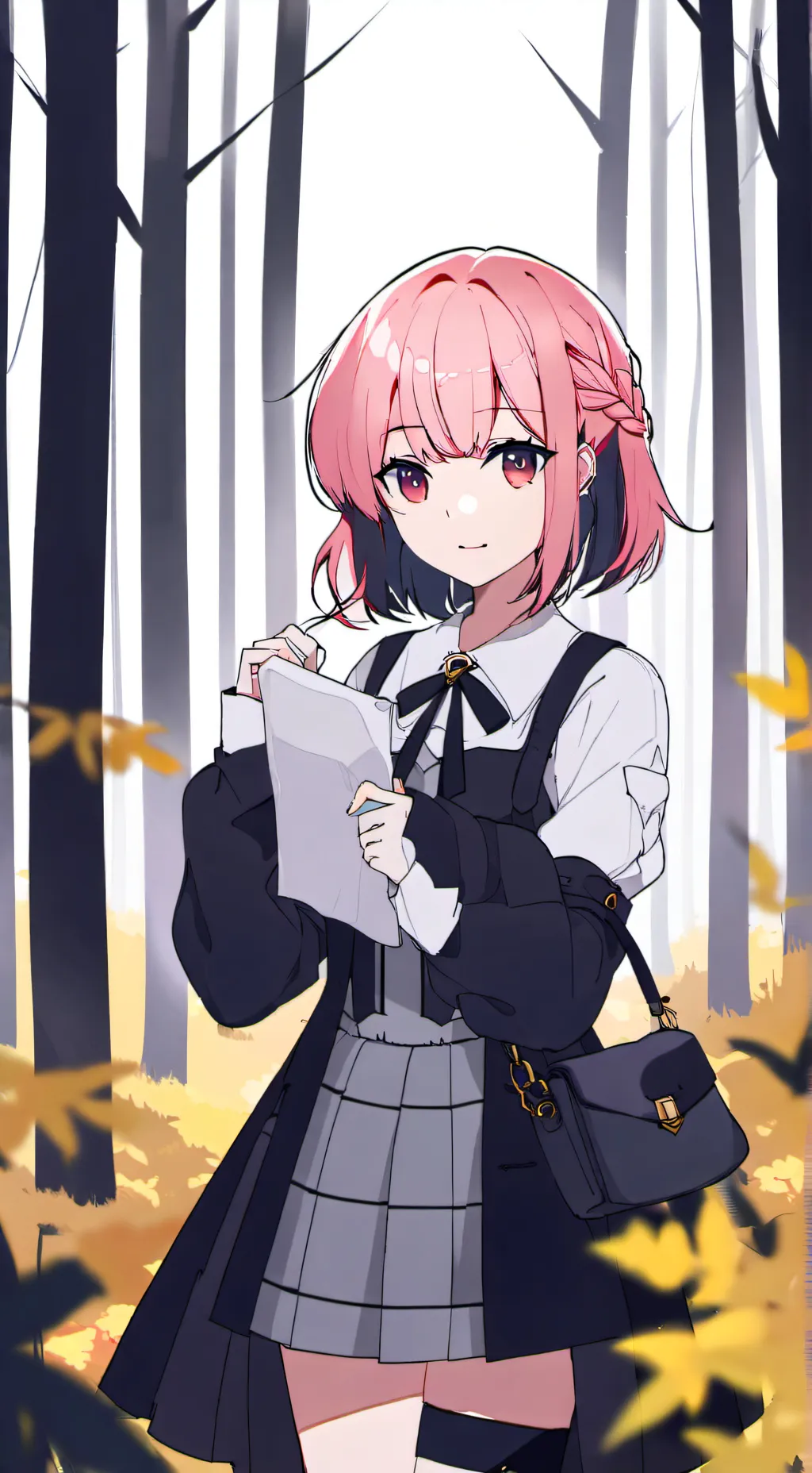 ai character: la fille  background