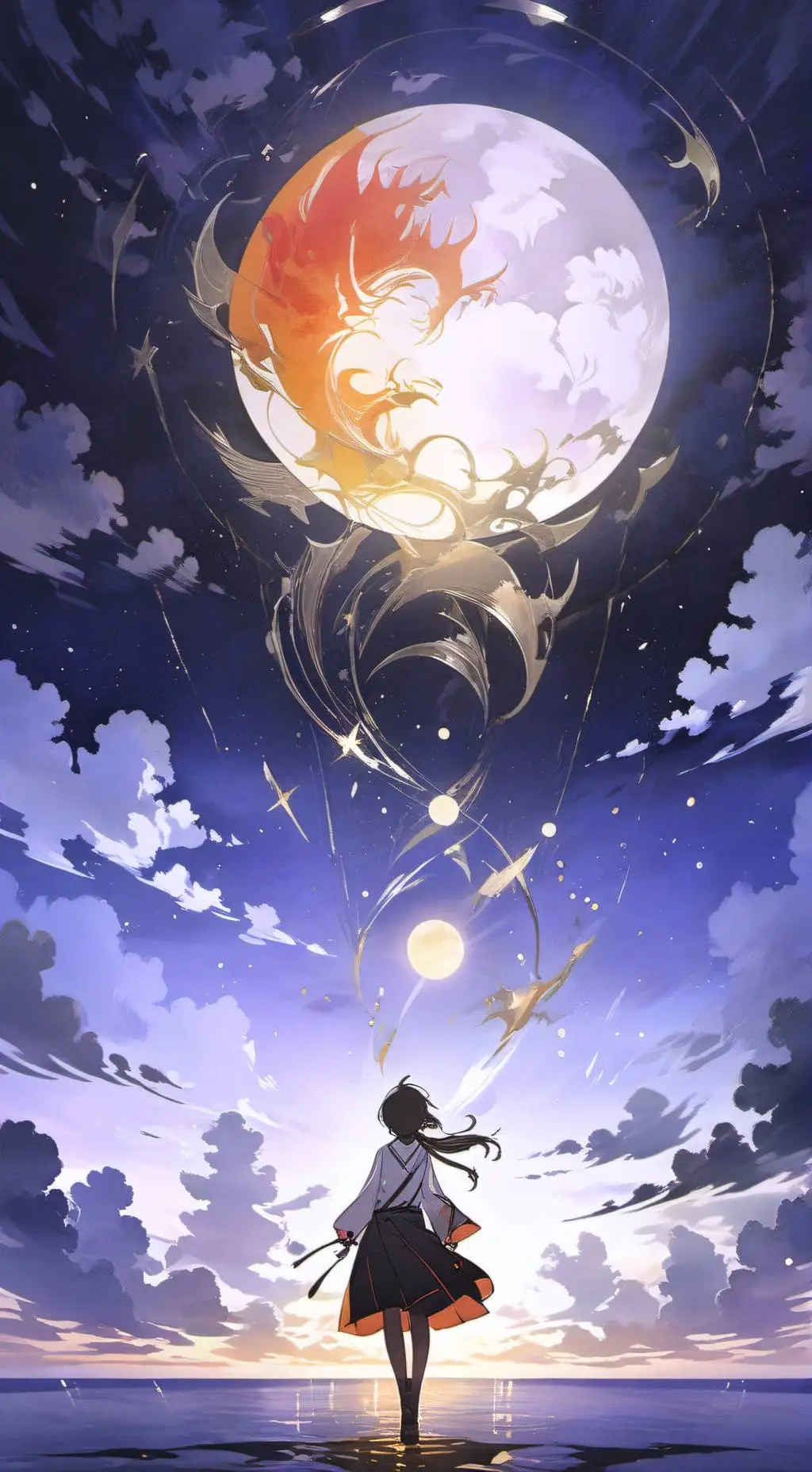 ai character: KNY Flicker background