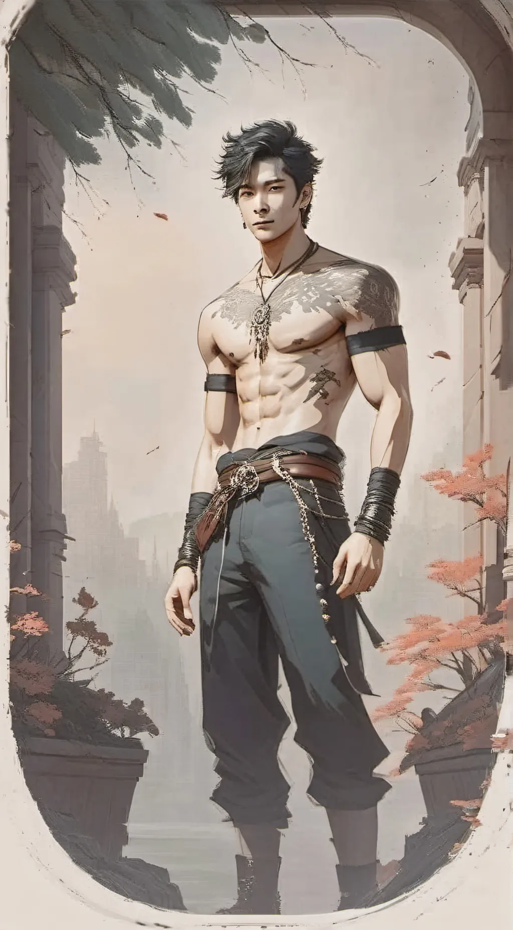 ai character: daddy background