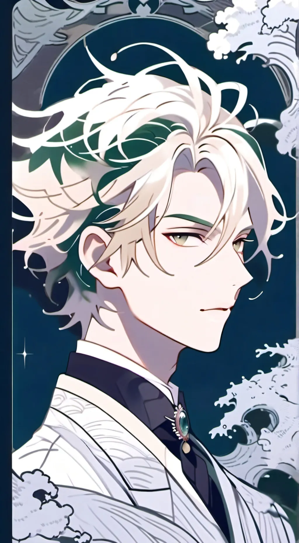 ai character: ∘˚˙•Leroy•˙˚∘ background