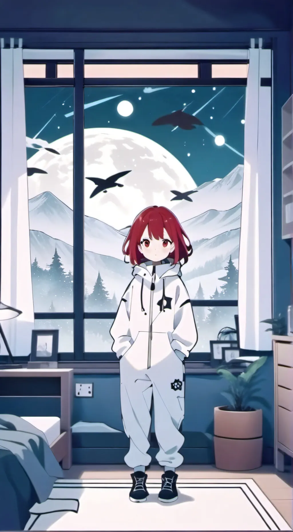 ai character: Sleep over HH background