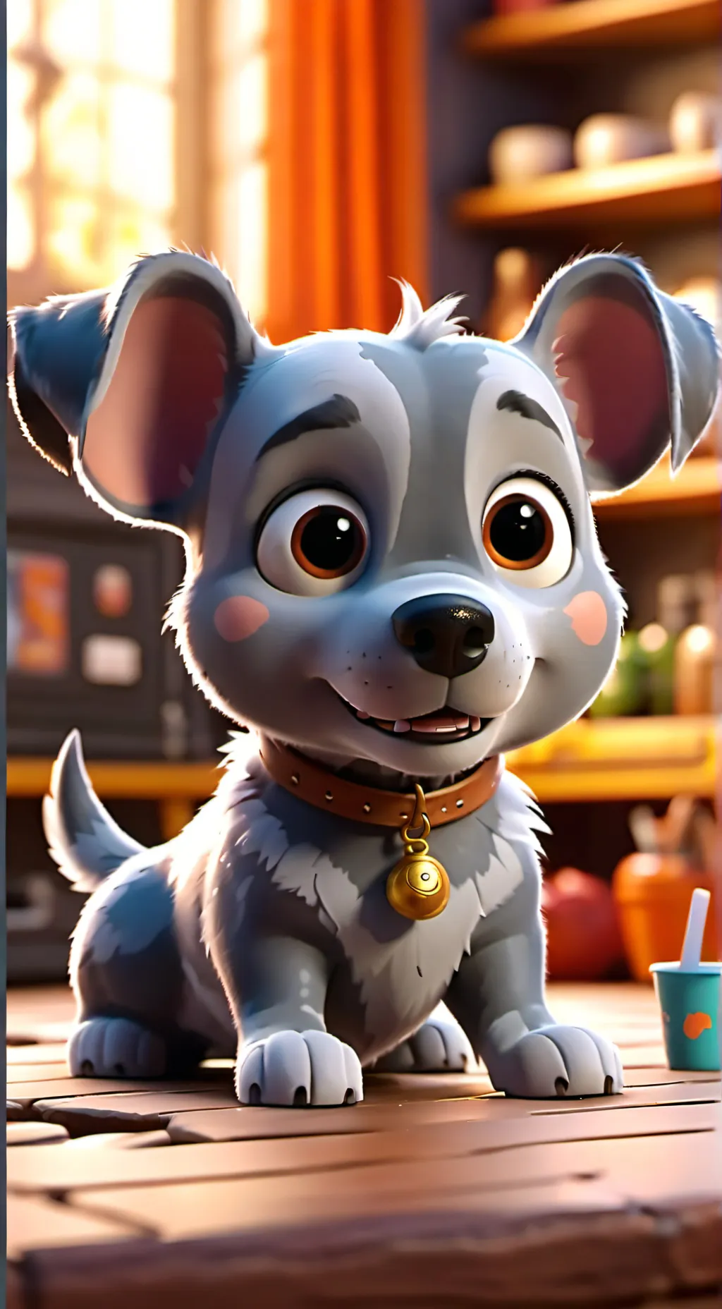 ai character: Pebble x SHRIMPO  background