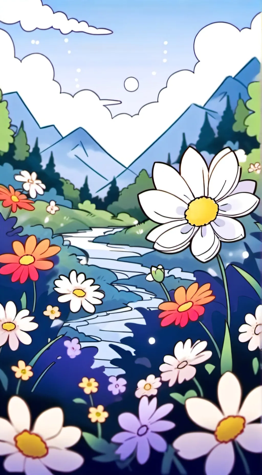 ai character: >Dandy< background