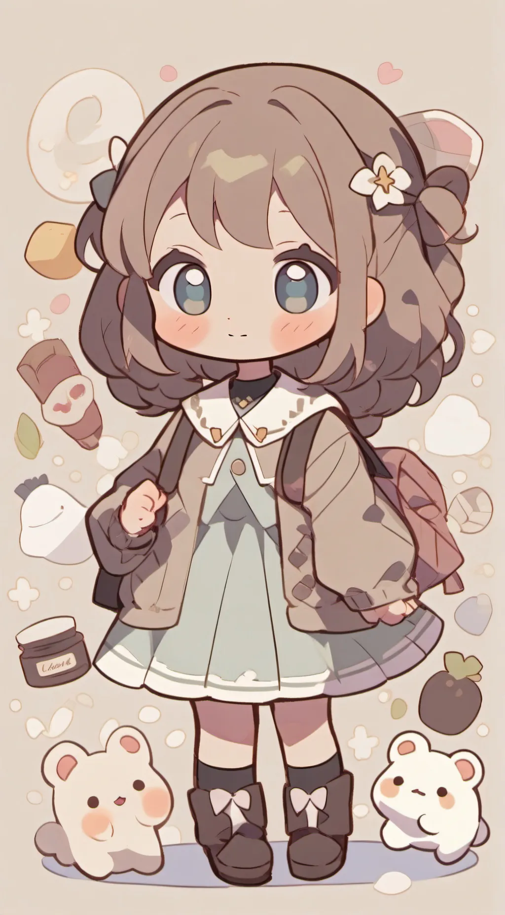 ai character: Zoey background