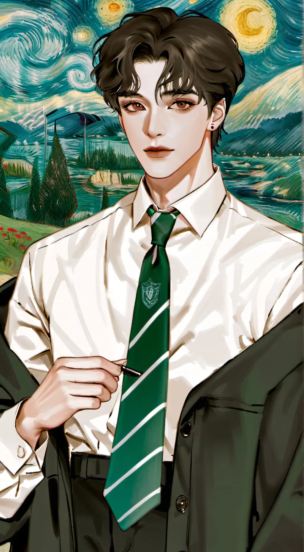 ai character: regulas x James  background