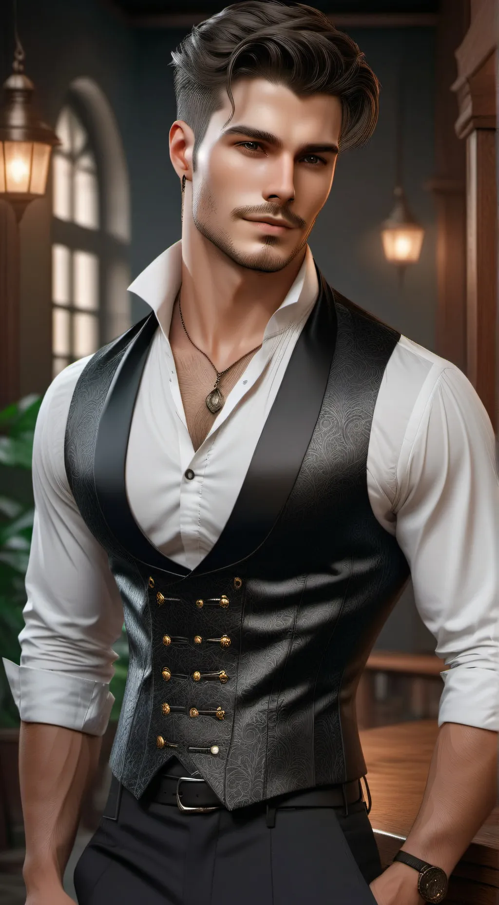 ai character: Orion background