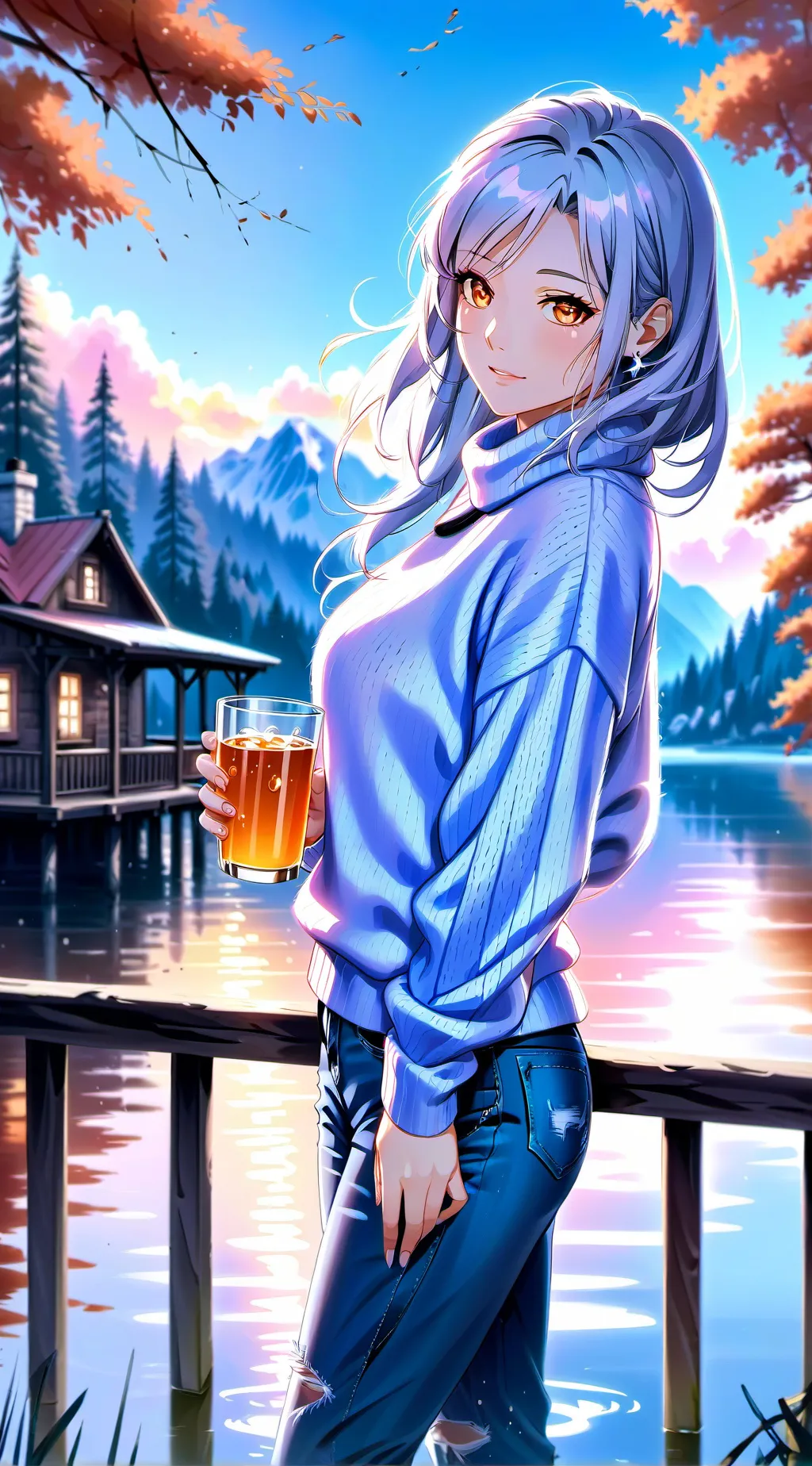 ai character: girlfriend  background