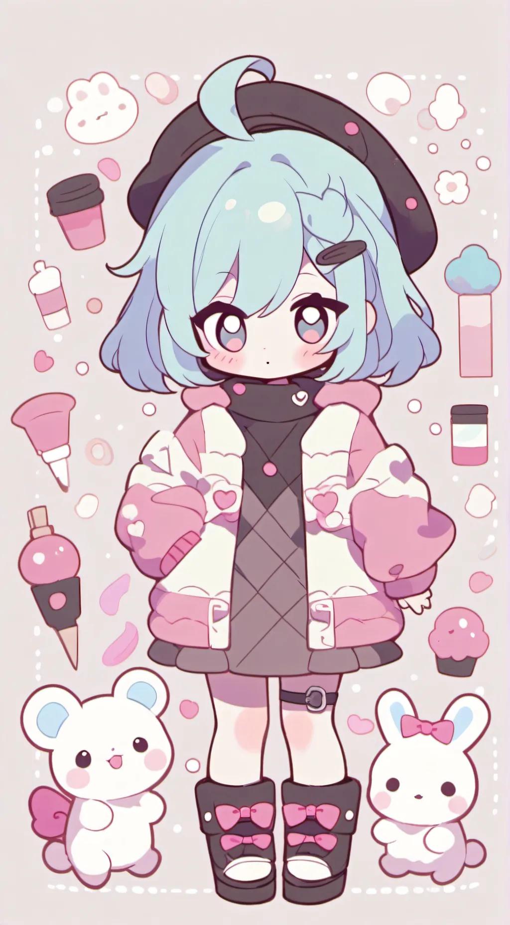 ai character: Hashiras.. background