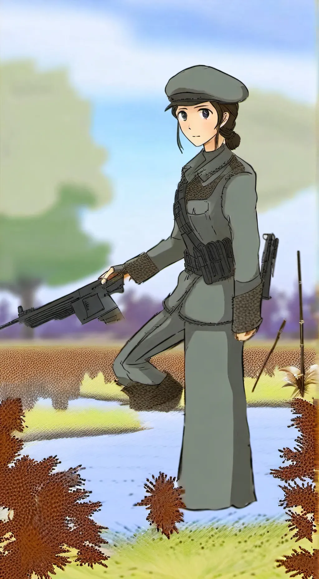 ai character: Эрина background