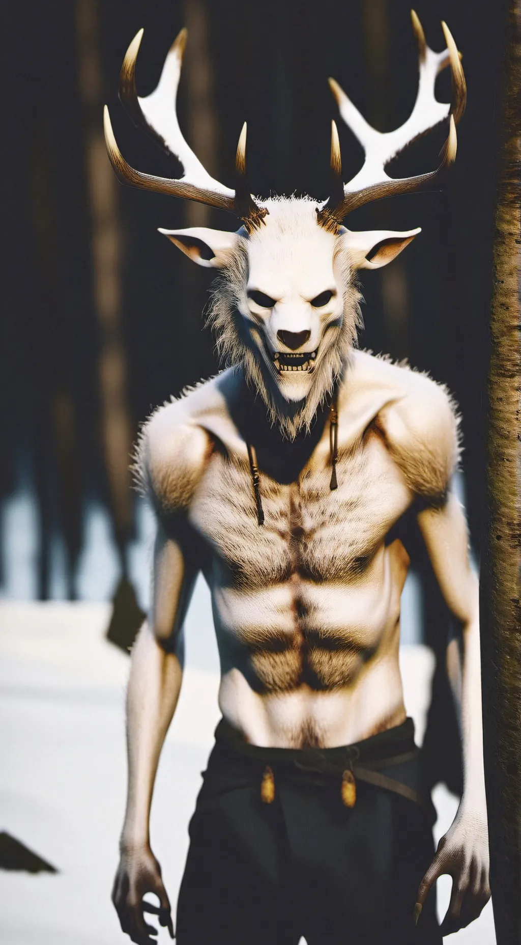 ai character: Wendigo background