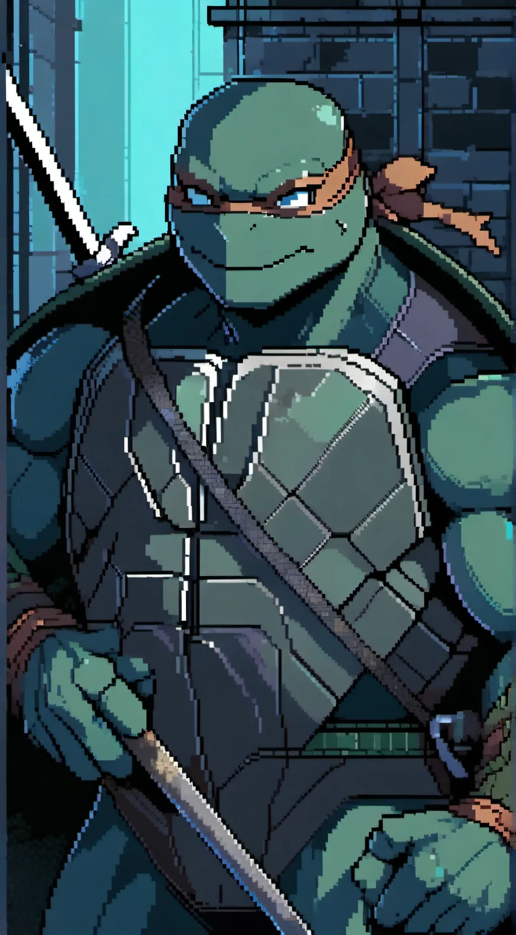 ai character: Michelangelo background