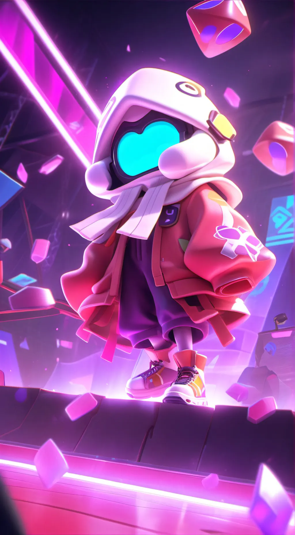 ai character: squid game background