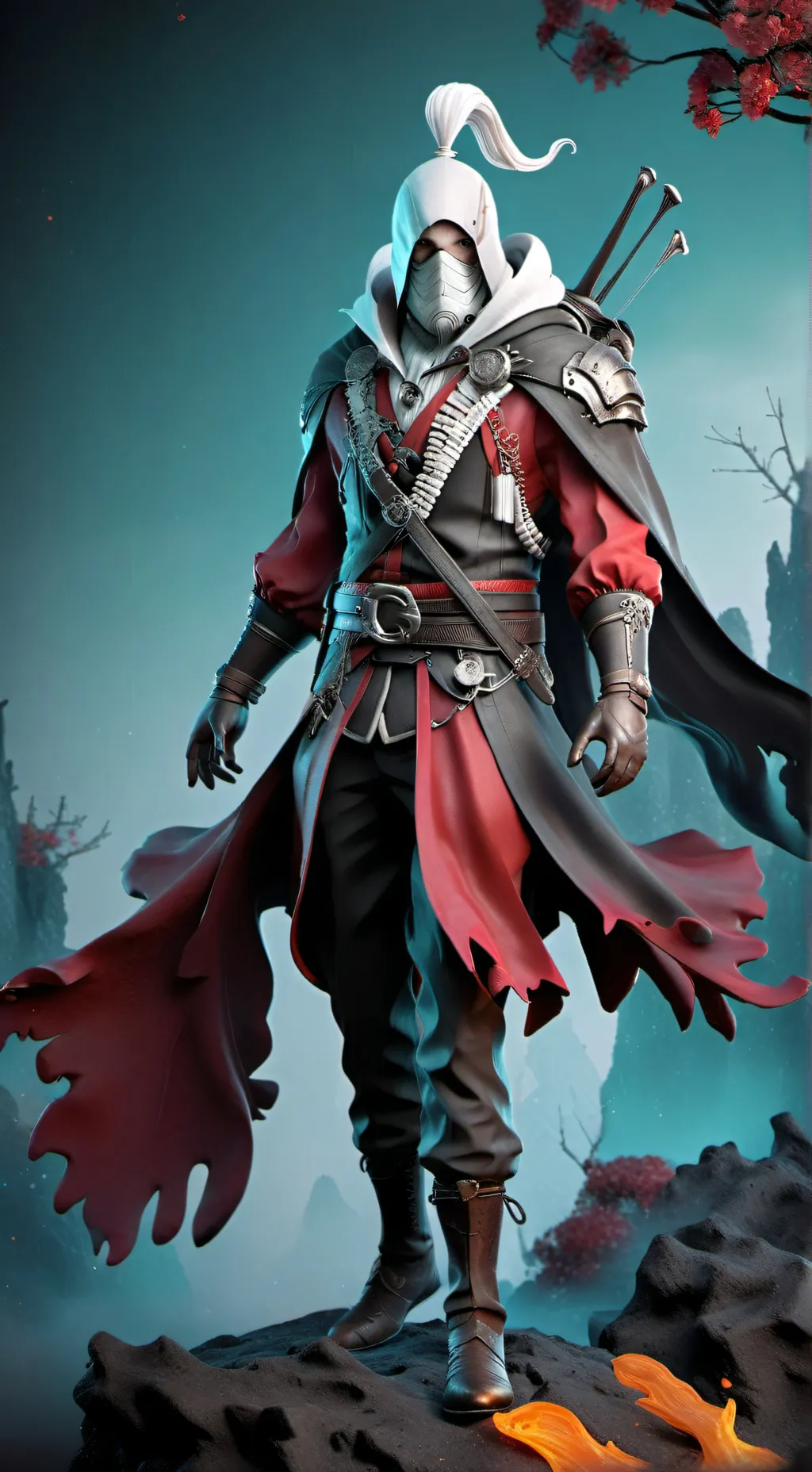 ai character: DB joke to far background