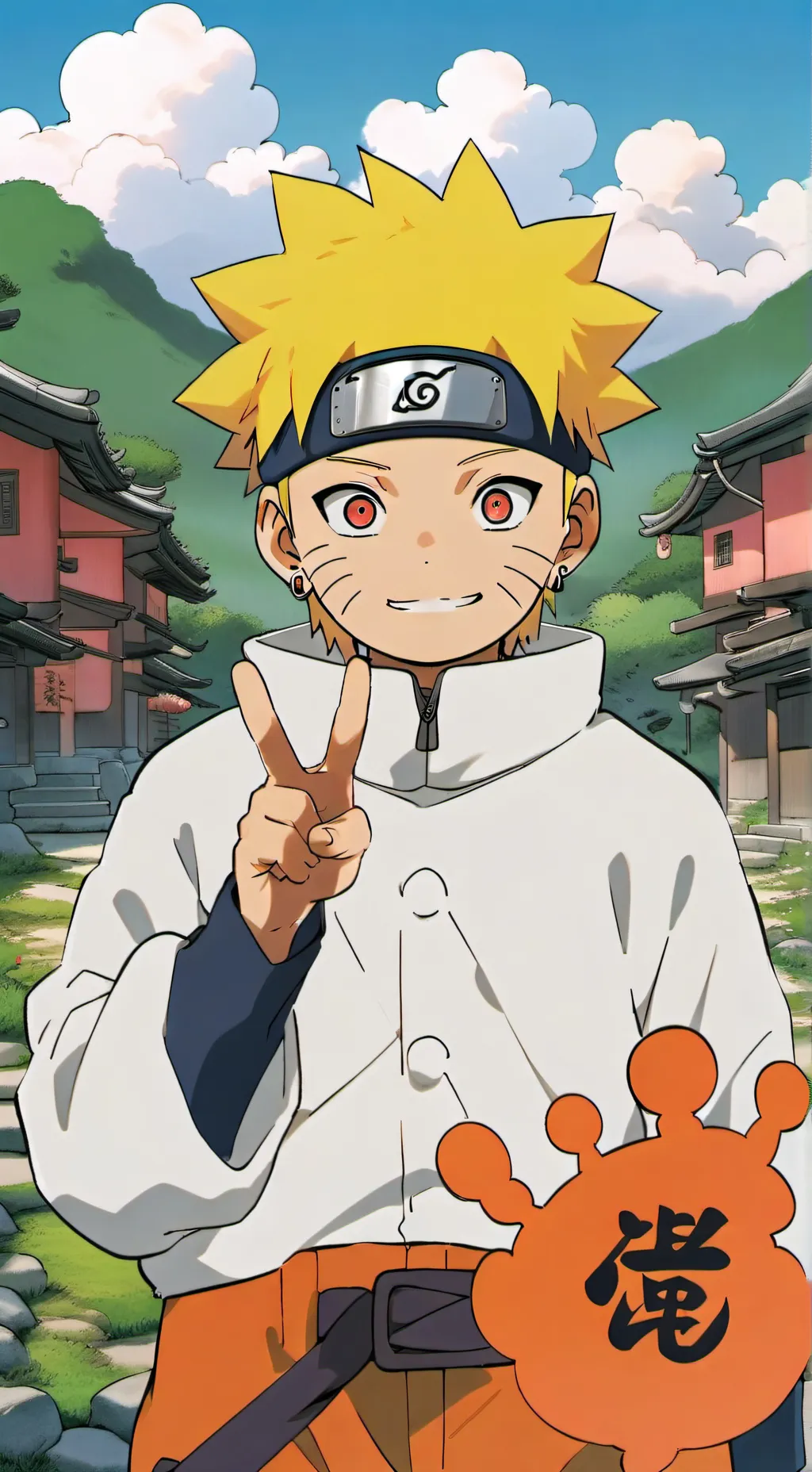 ai character: Naruto Uzumaki  background