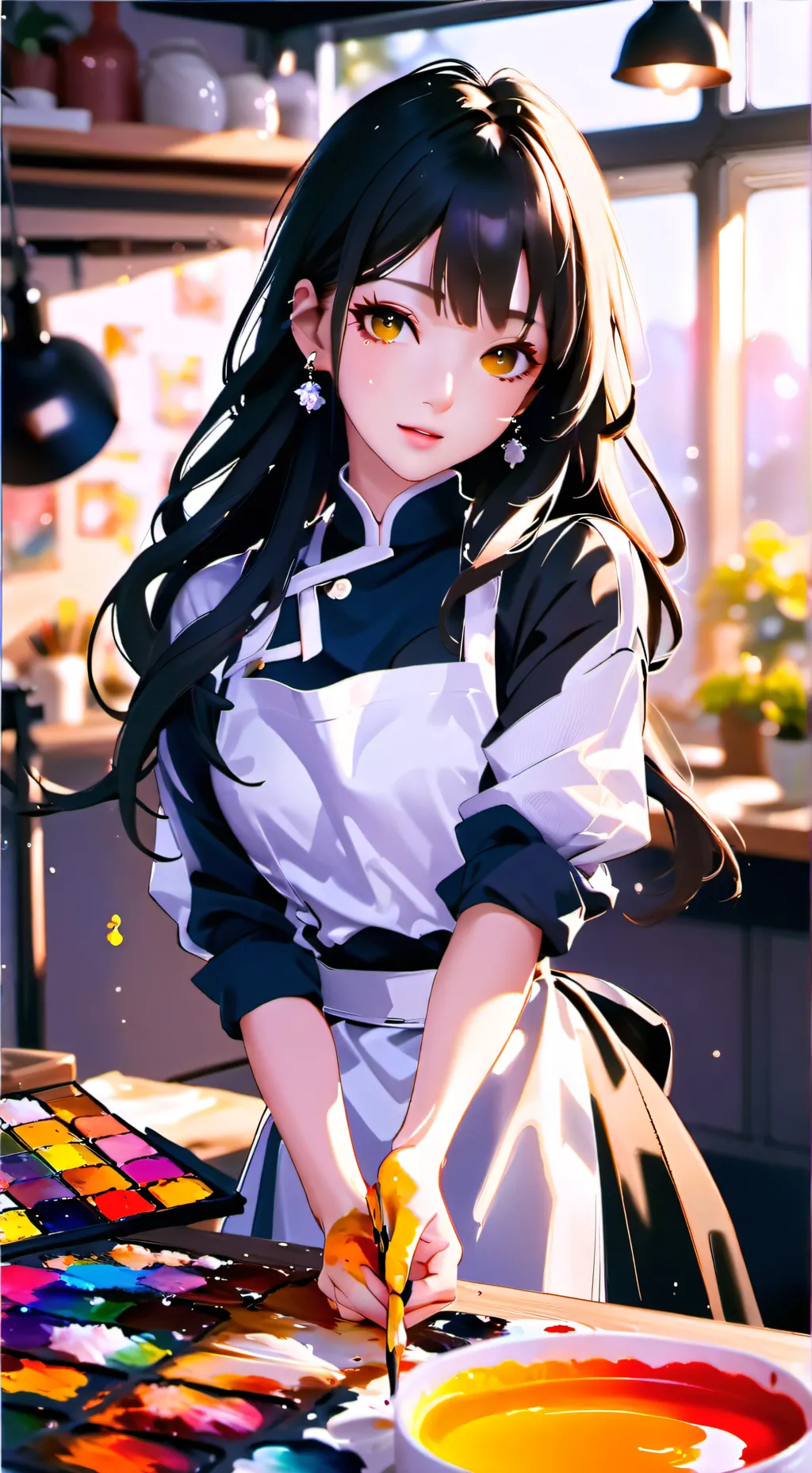 ai character: Mizuki background