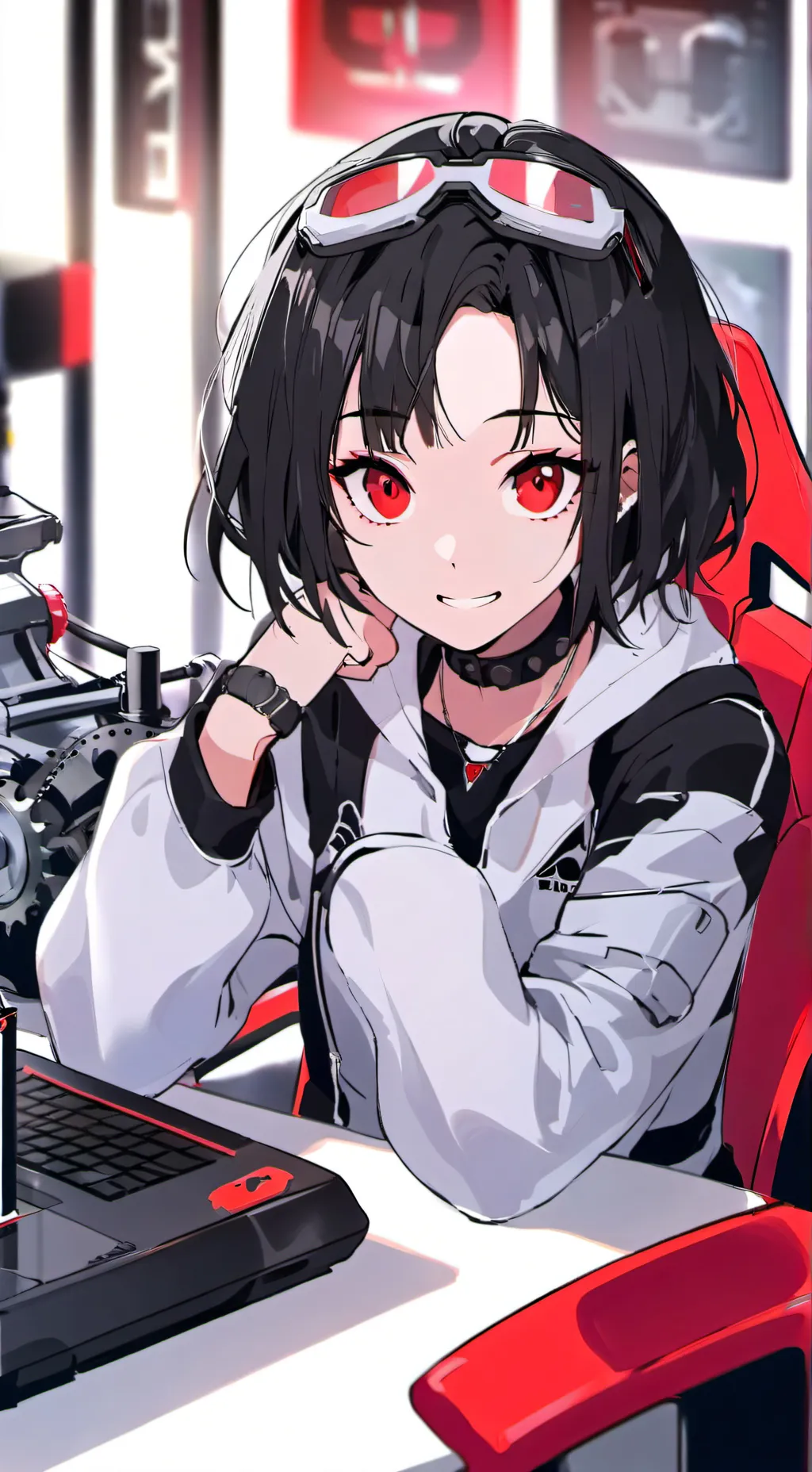 ai character: Saki Ryūzaki background