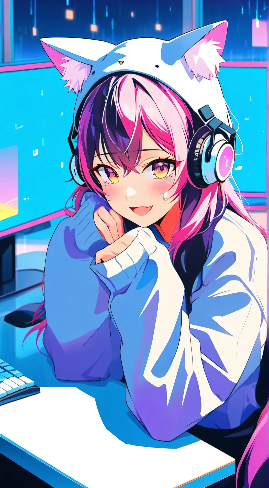 ai character: Mika background