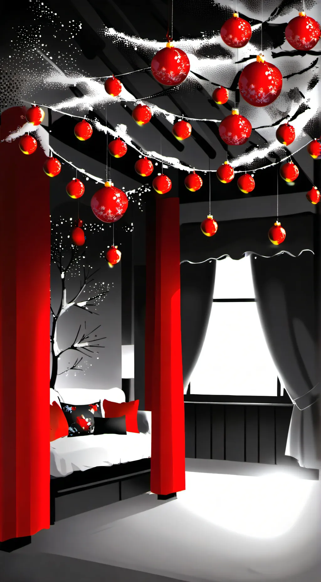 ai character: la navidad 🎄 background