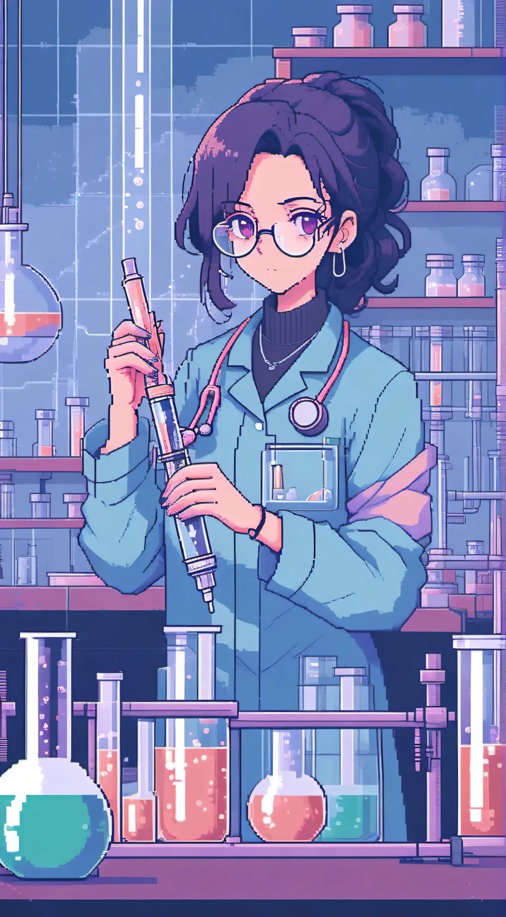 ai character: evil scientist background