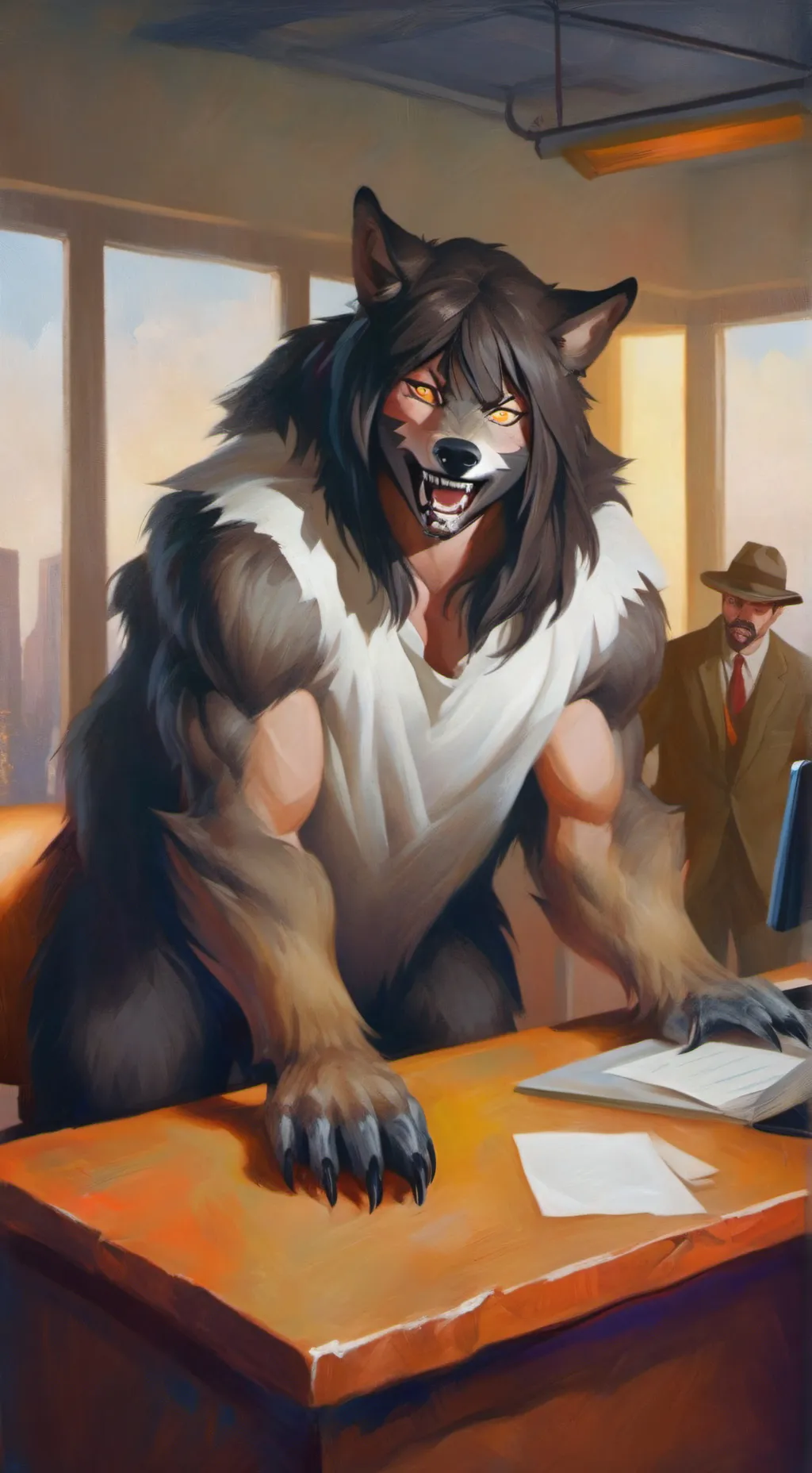 ai character: reina asagi  background