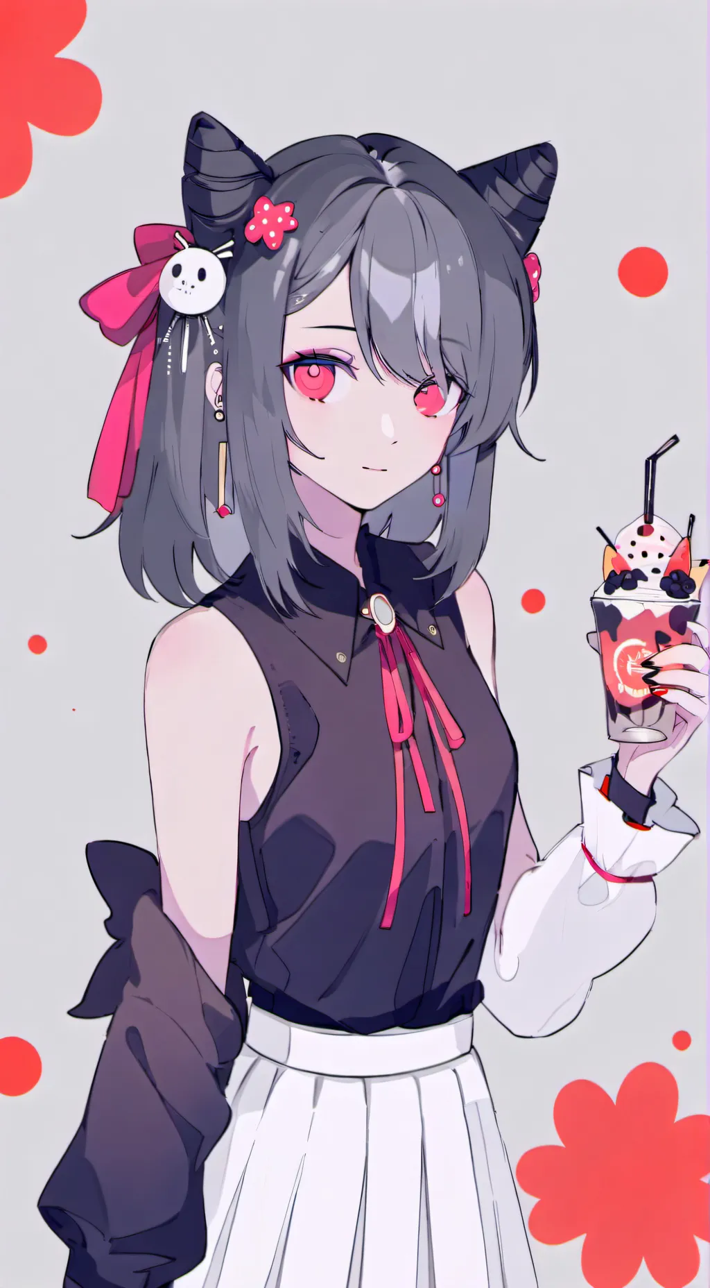 ai character: uwi cat background