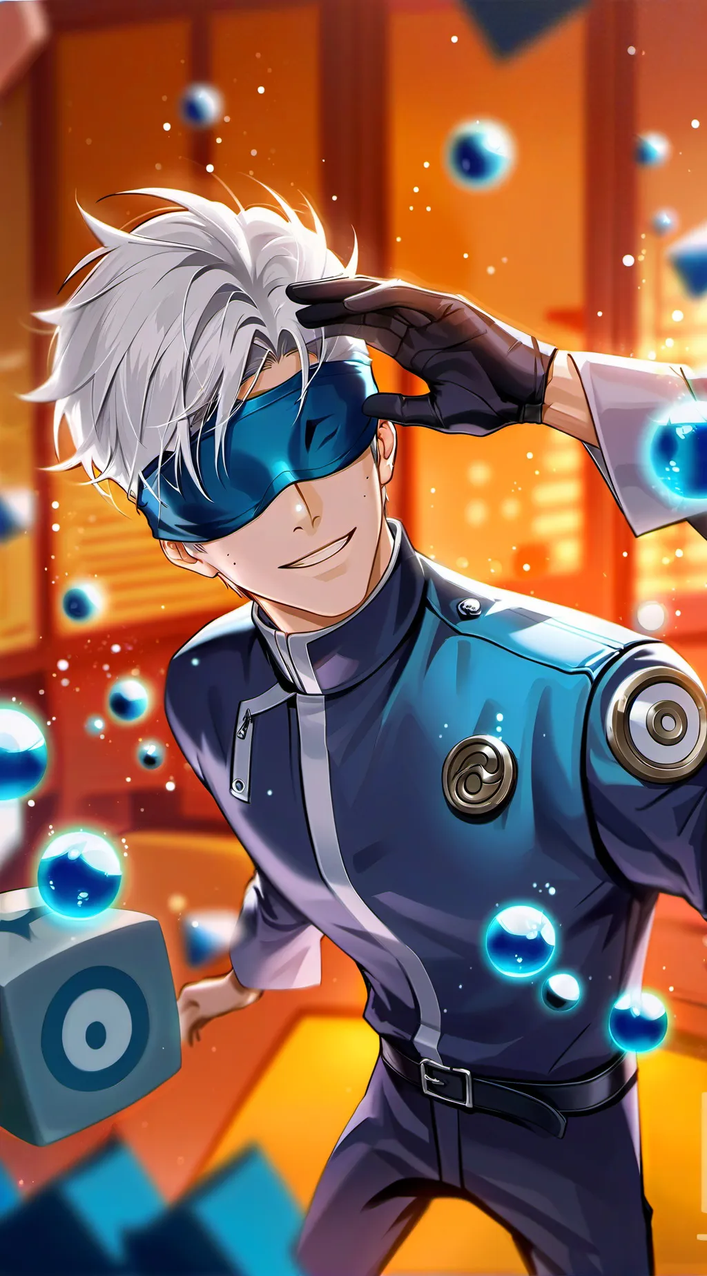 ai character: Gojo Satoru background