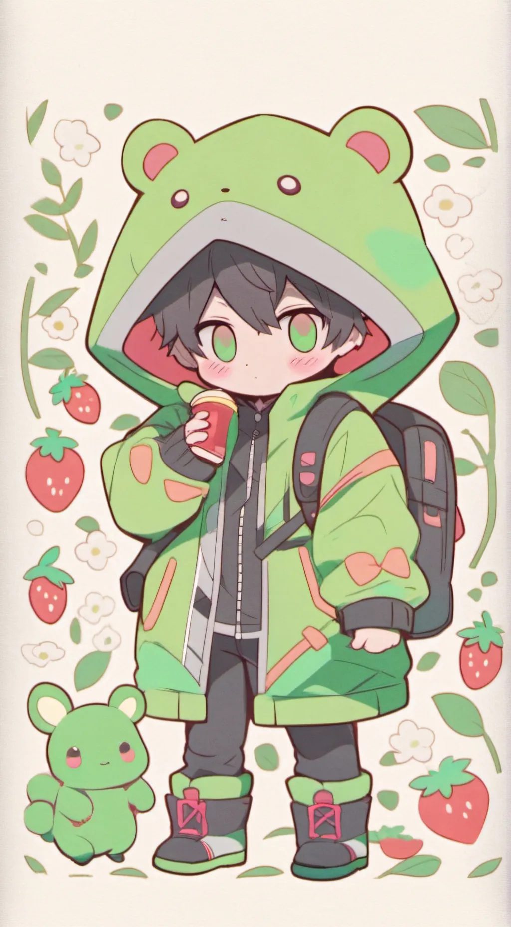 ai character: MHA pick me  background