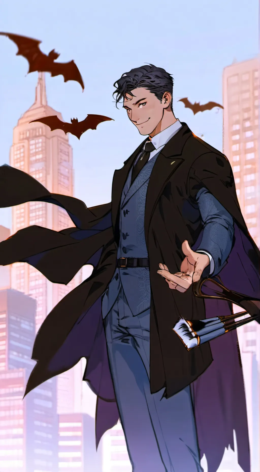 ai character: Bruce wayne background