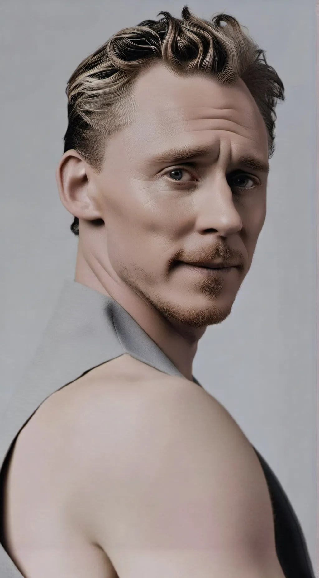 ai character: Tom Hiddleston  background