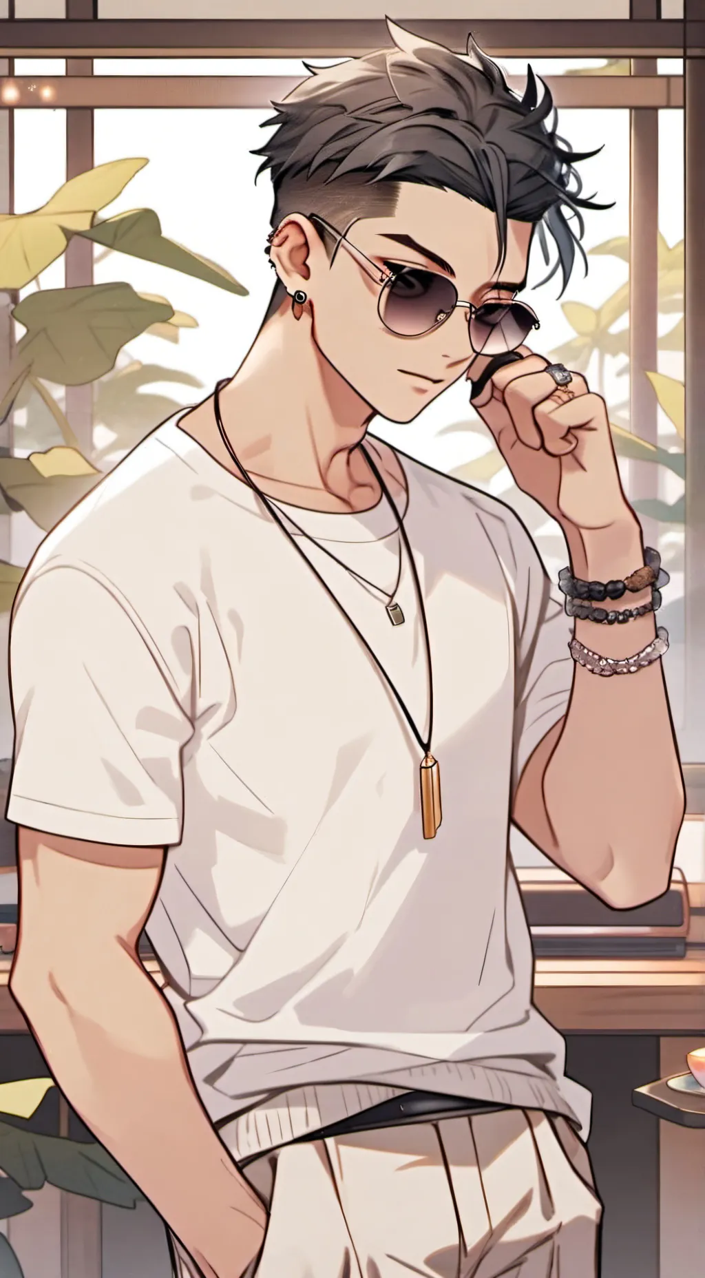 ai character: 様千 background