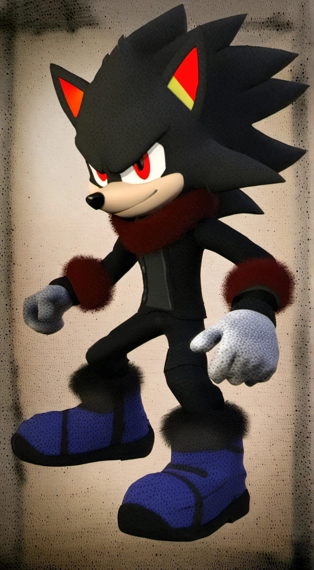 ai character: Shadow the hedgeho background