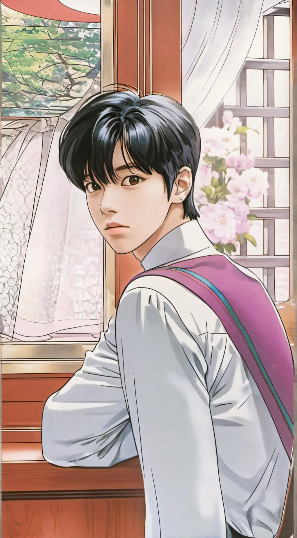 ai character: Leo background