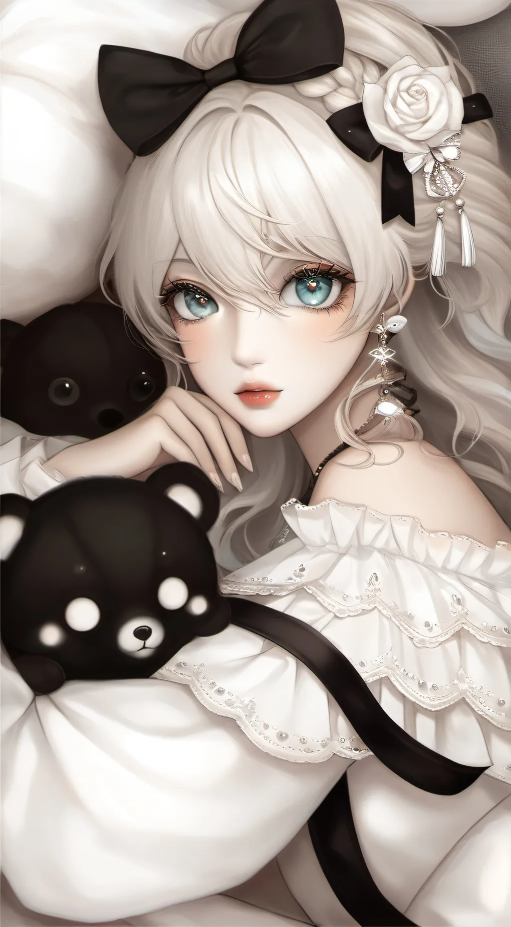 ai character: Luna background