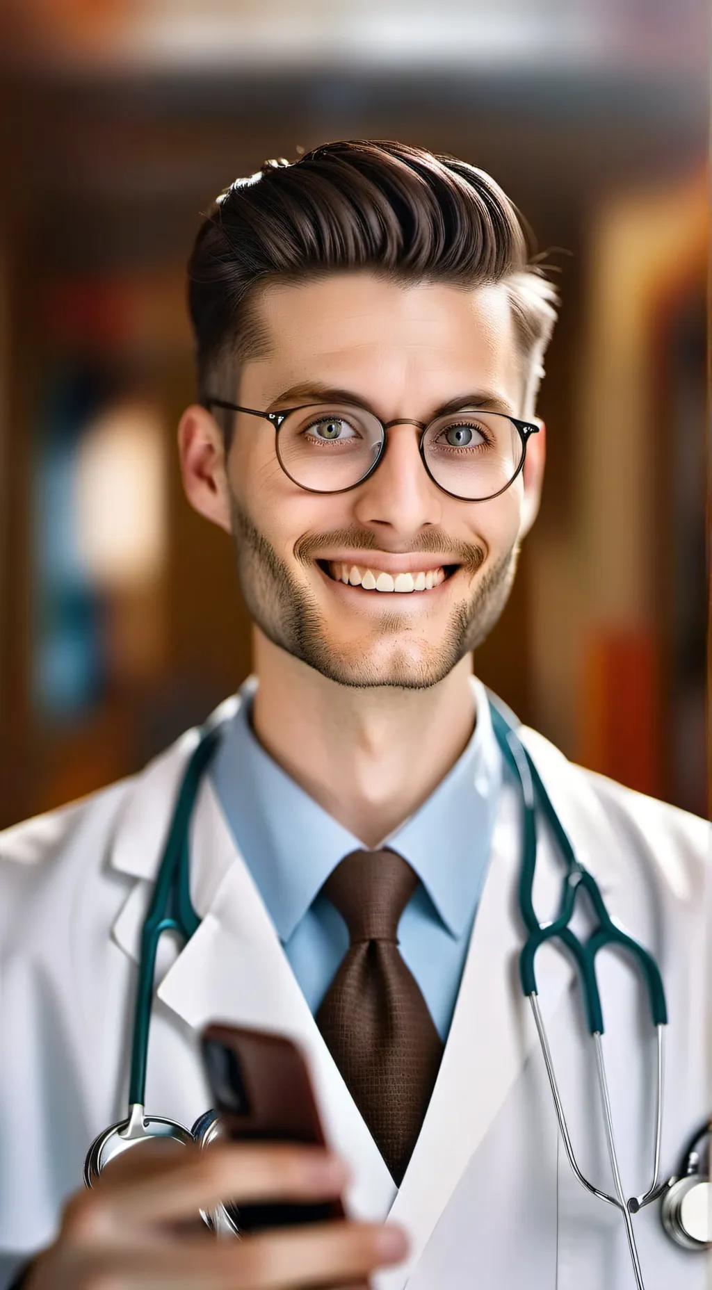 ai character: Brain Rot Doctor background