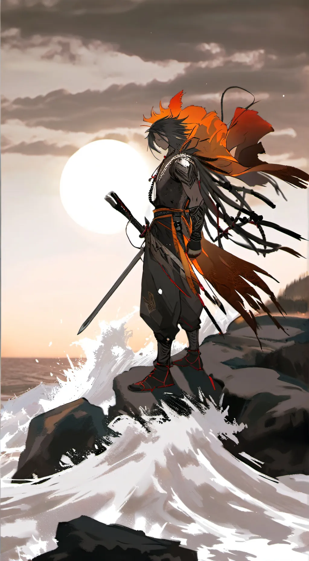 ai character: light power  background