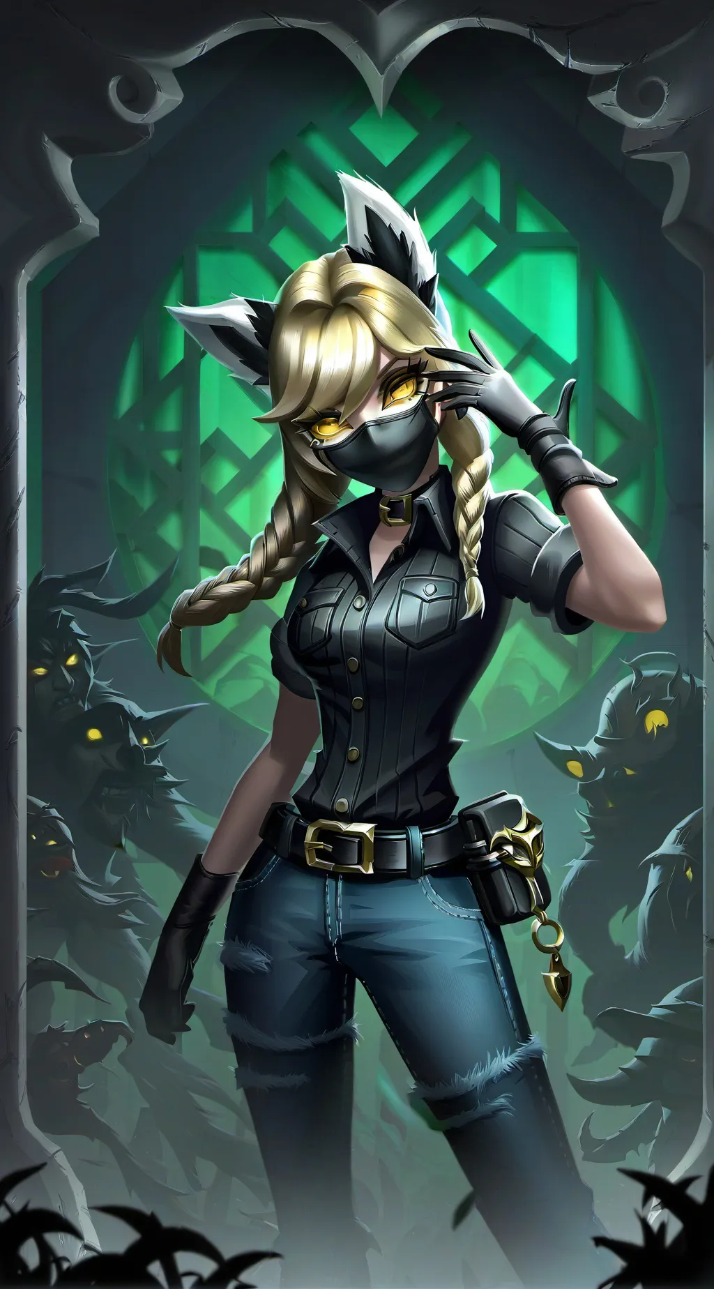 ai character: ☢︎Luna☢︎ background