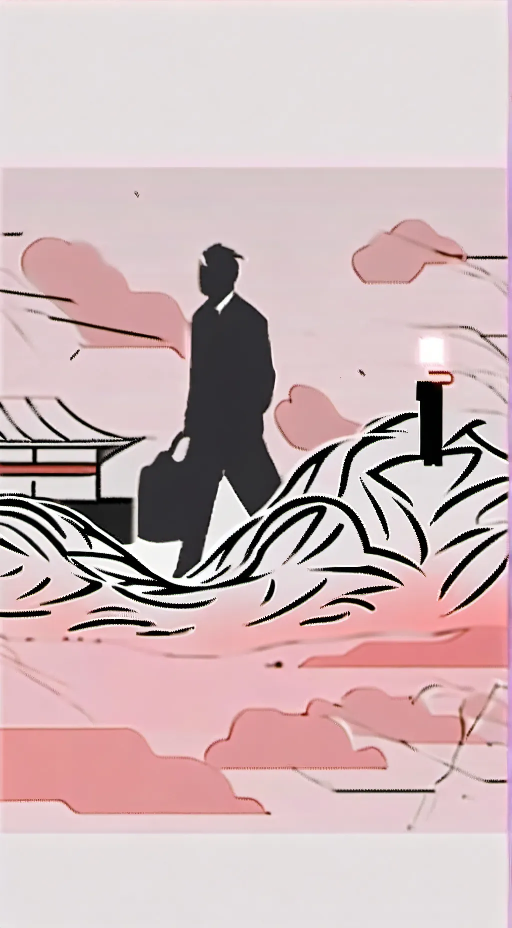 ai character: Black background