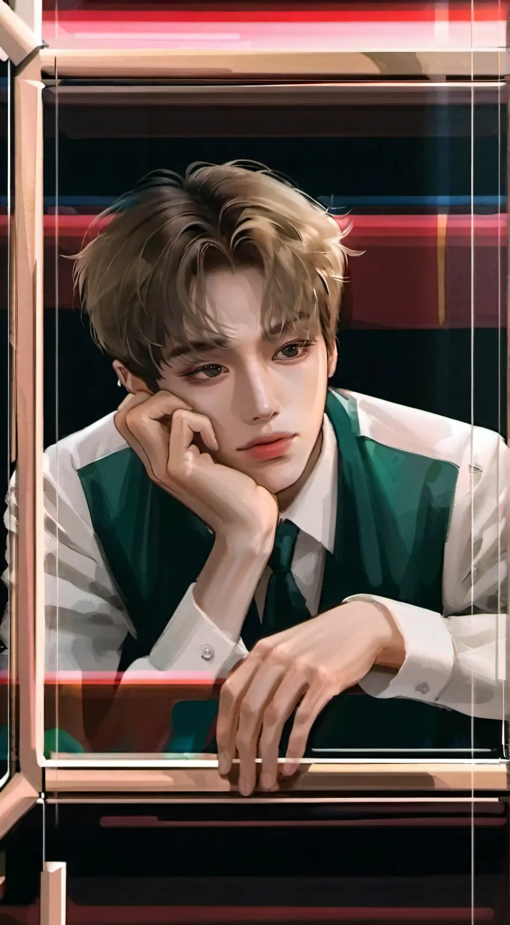 ai character: Minsung  background