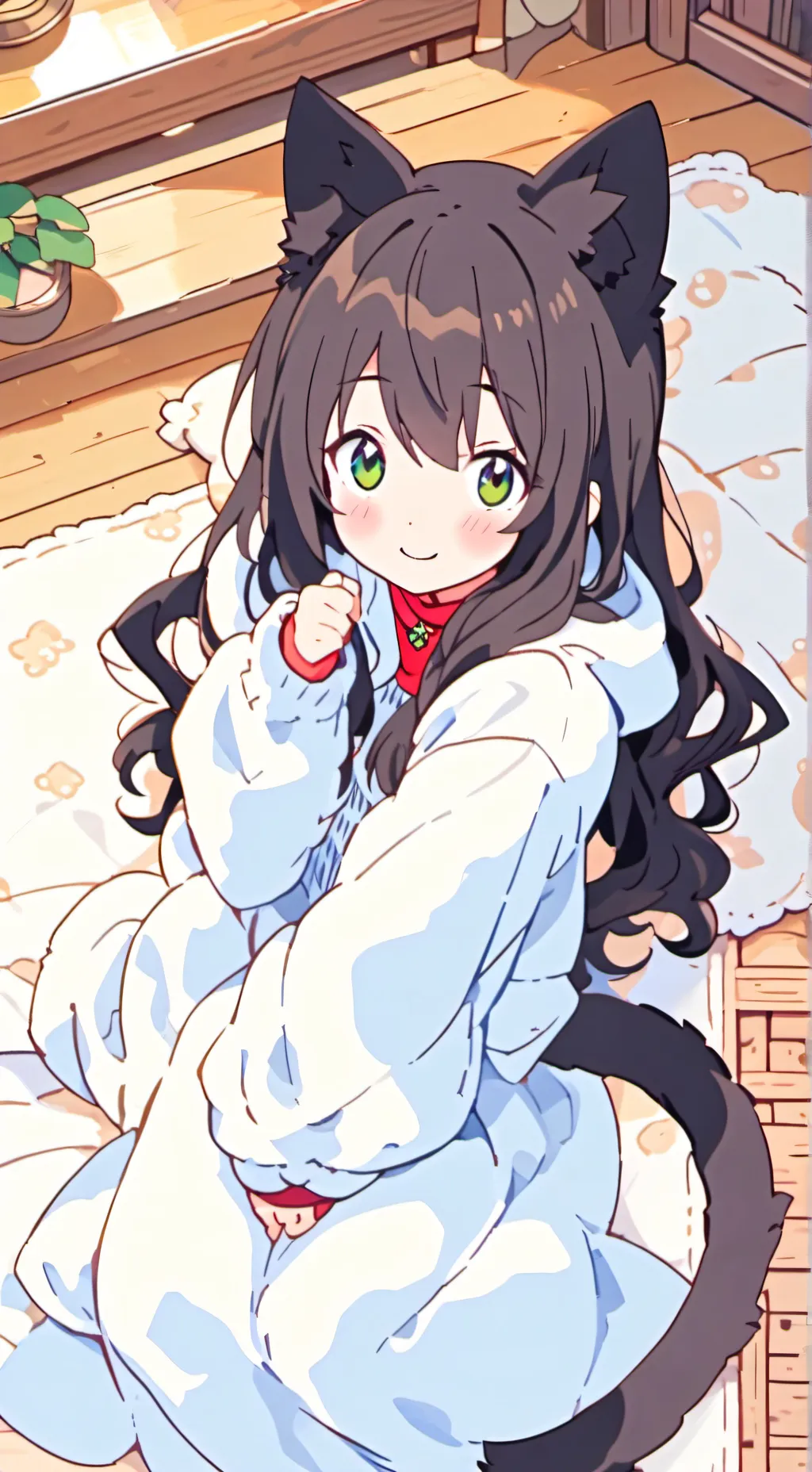 ai character: Fiery Desert Spirit background