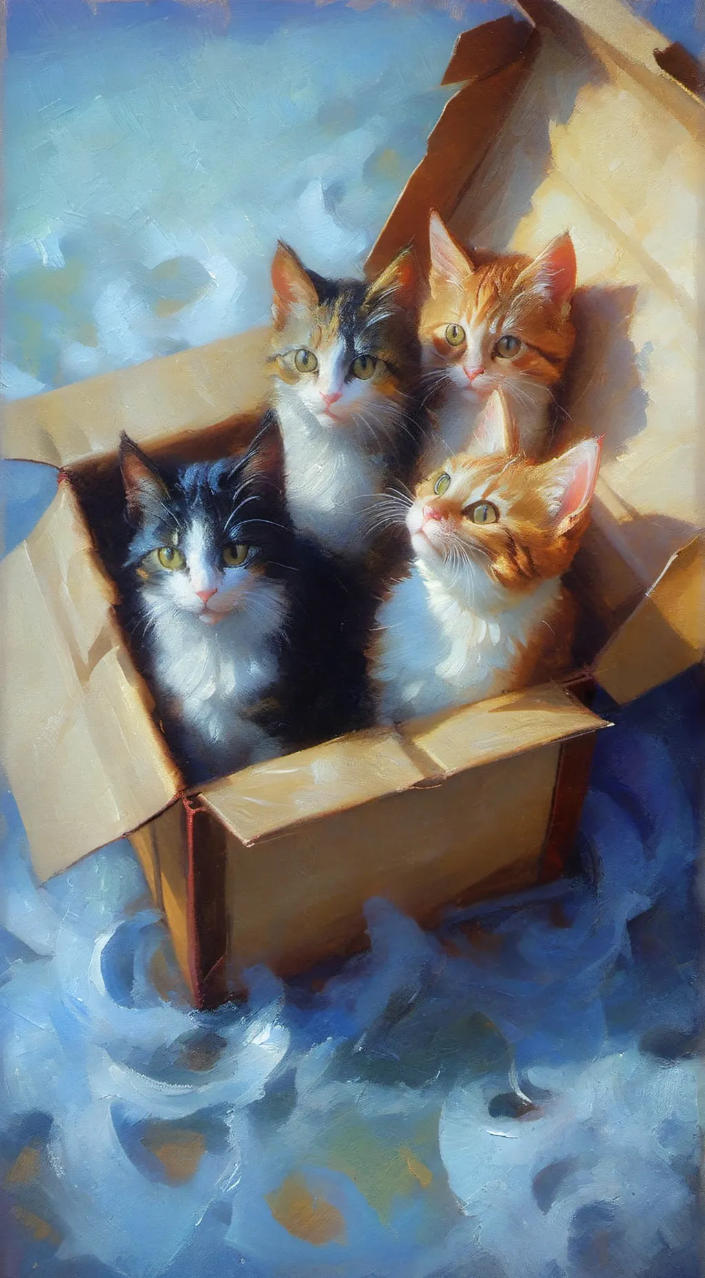 ai character: Cats background