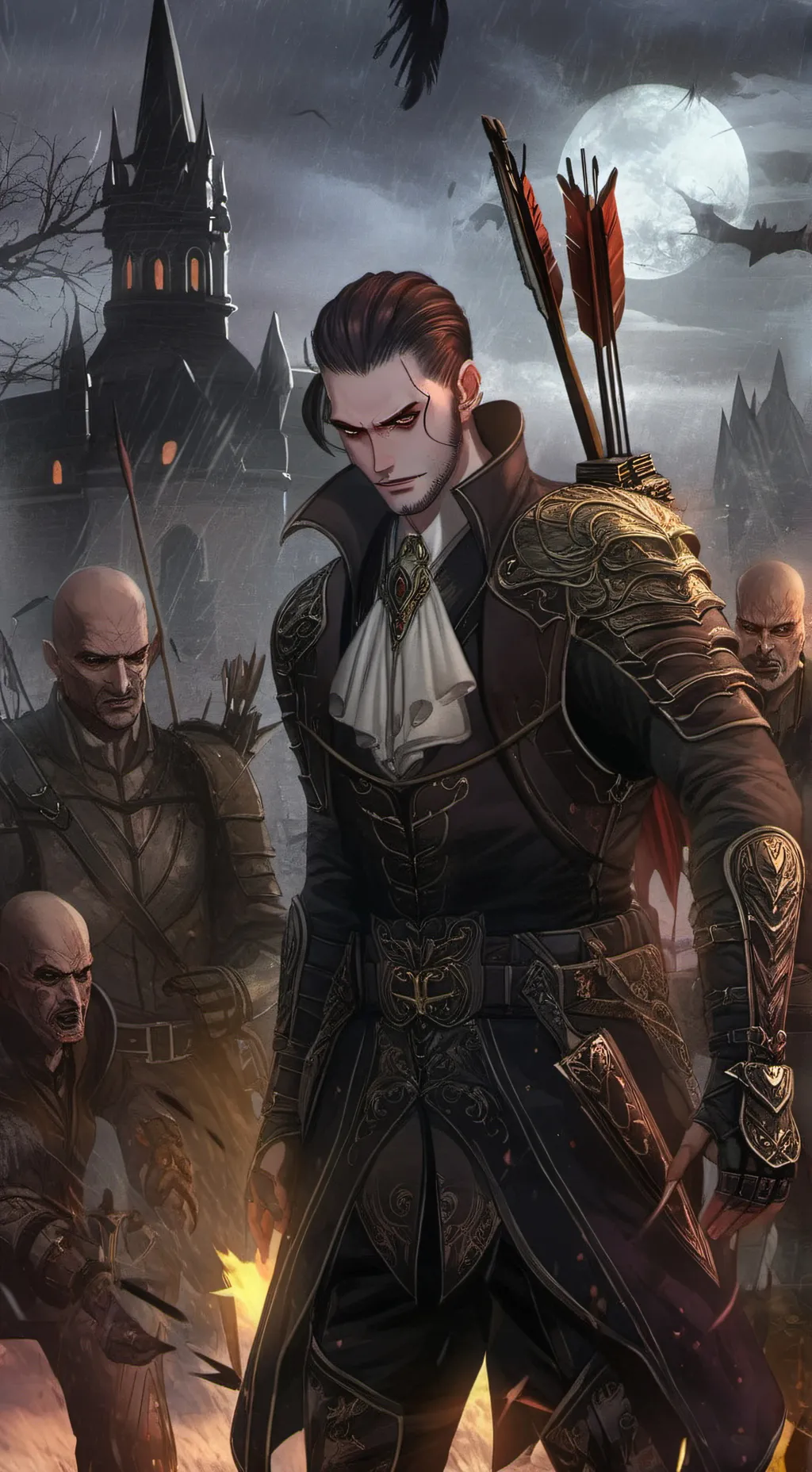 ai character: Arrow background