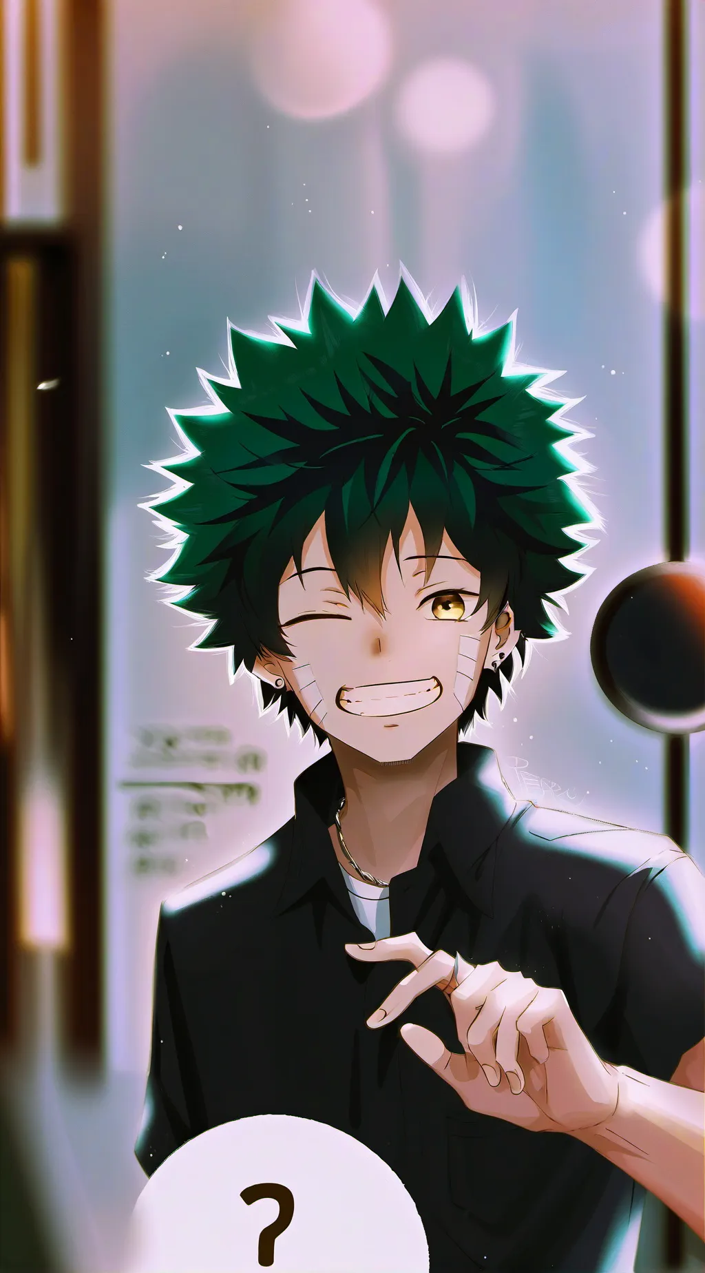 ai character: deku background