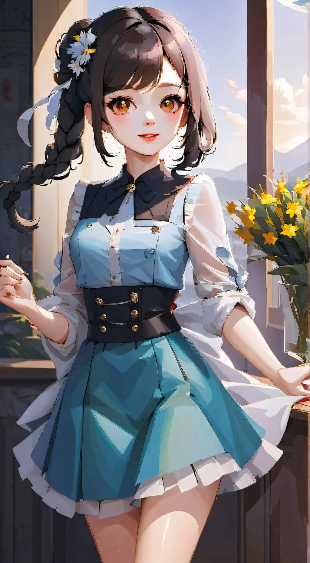 ai character: tsukoyomi  background