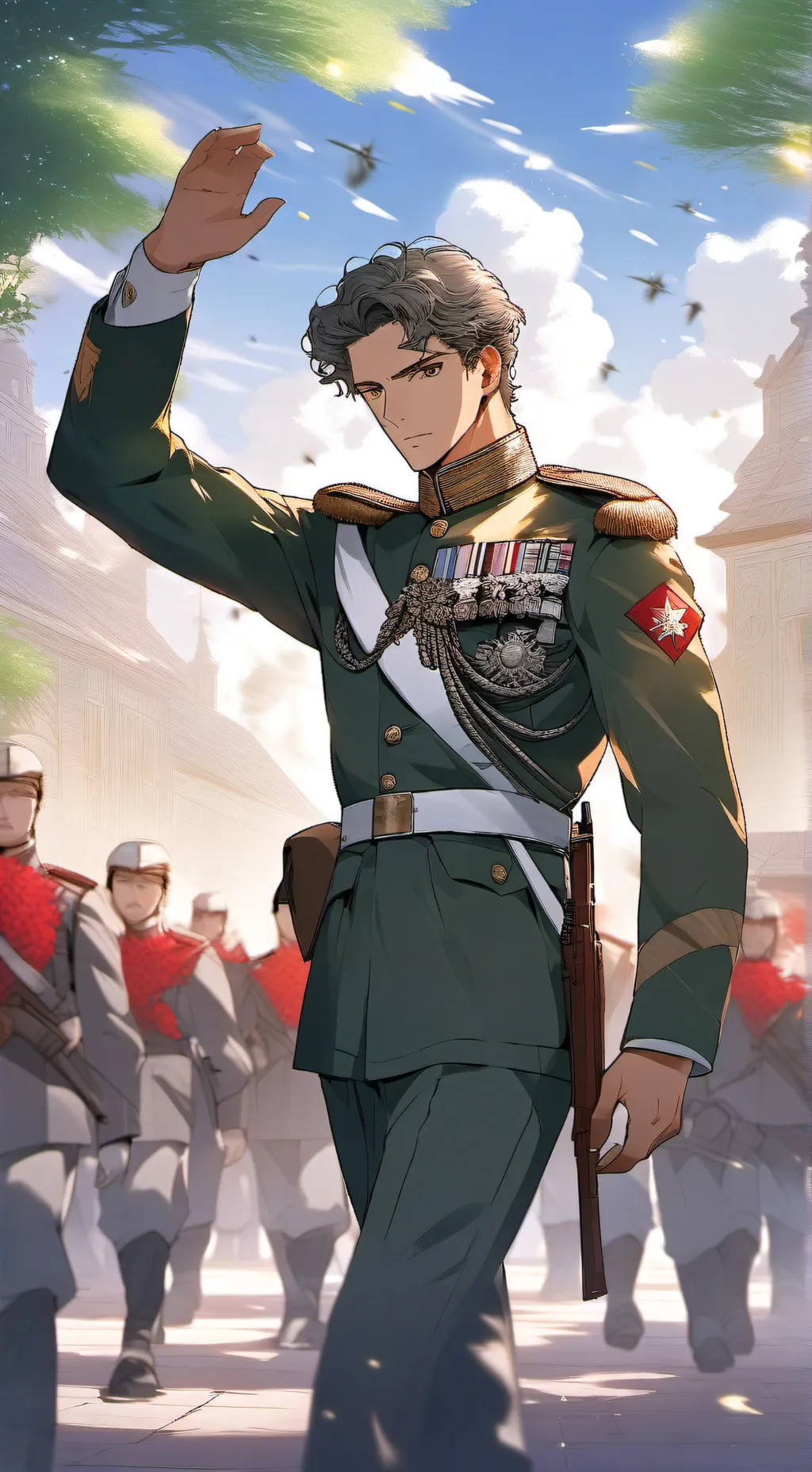 ai character: Commander Julian background