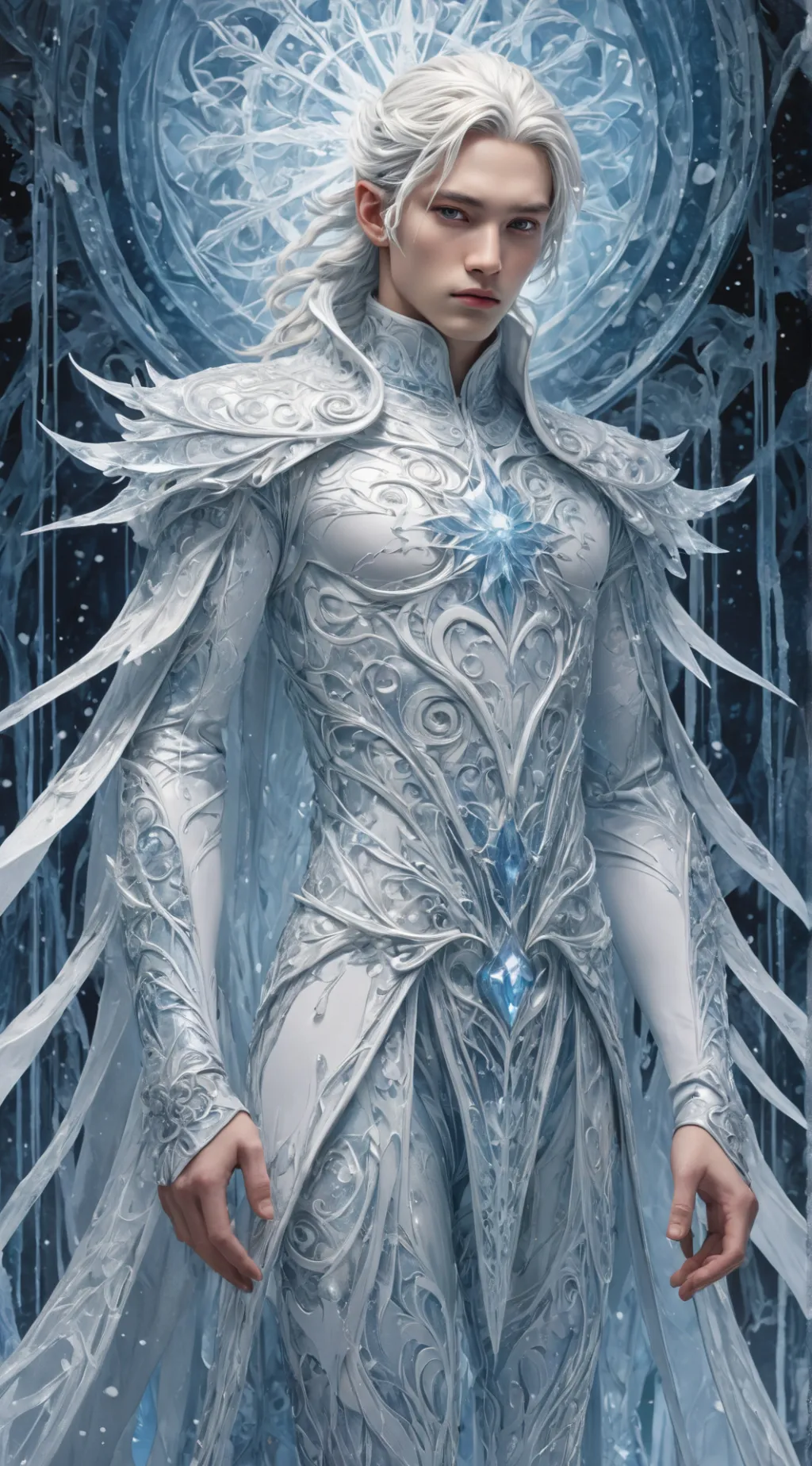 ai character: Frost background