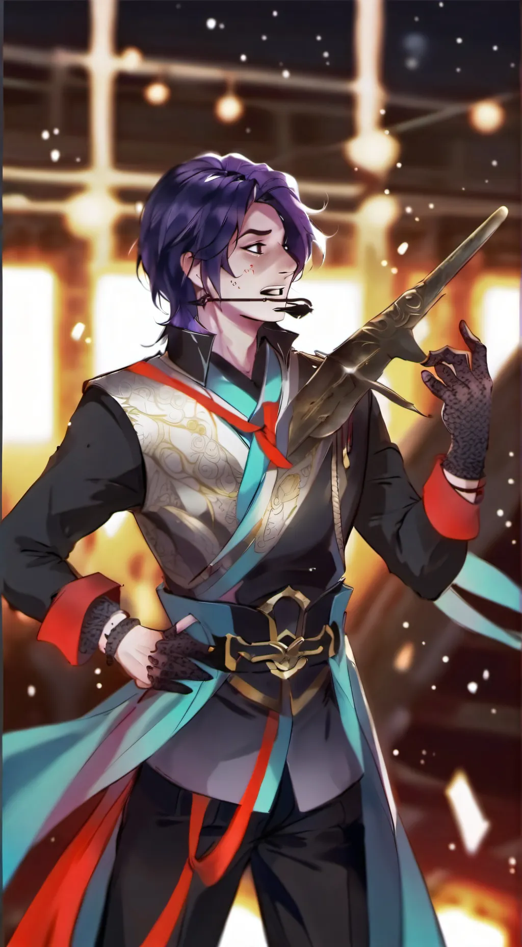 ai character: Side hero background