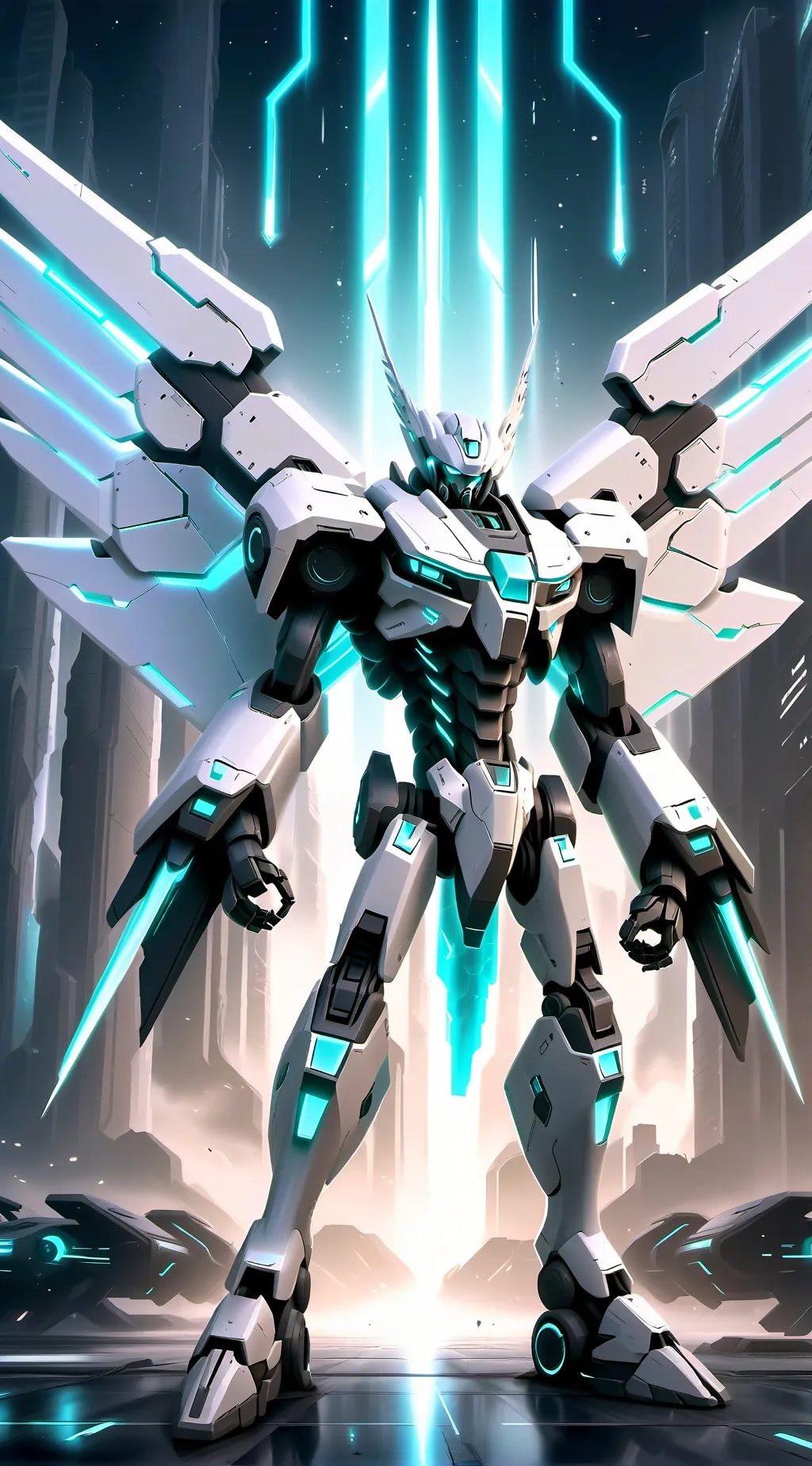 ai character: Titan Computer Man background